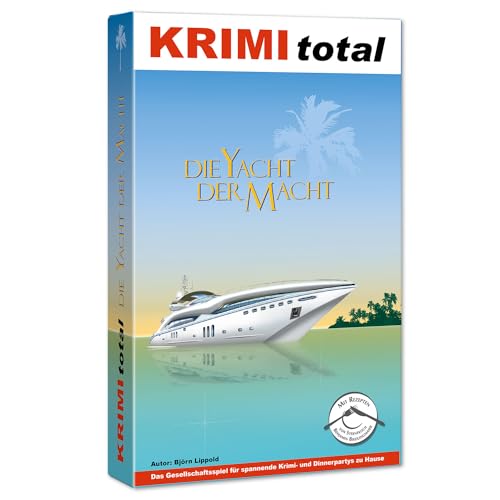 Krimi total ® Die Yacht der Macht | Krimidinner für zu Hause | 8-9 Personen | Karibik | kniffliger Fall | mit Rezepten vom Sternekoch von Krimi total