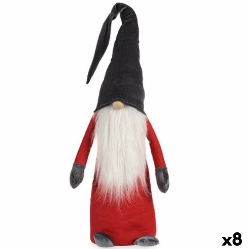 Deko-Figur Zwerg Weiß Rot Grau Polyester Holz Sand 20 x 100 x 25 cm (8 Stück) von Krist+