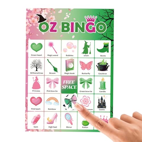 Krmoau Halloween Bingo Spiele,Hexen Halloween Partygeschenke Bingo Spiele | Interaktives Kartenset Für Familienkinder Schulische Feste Anfänger Klassenfeiern Krmoau Halloween Bingo Spiele,Hexen Halloween Partygeschenke Bingo Spiele | Interaktives Kartenset Für Familienkinder Schulische Feste Anfänger Klassenfeiern von Krmoau