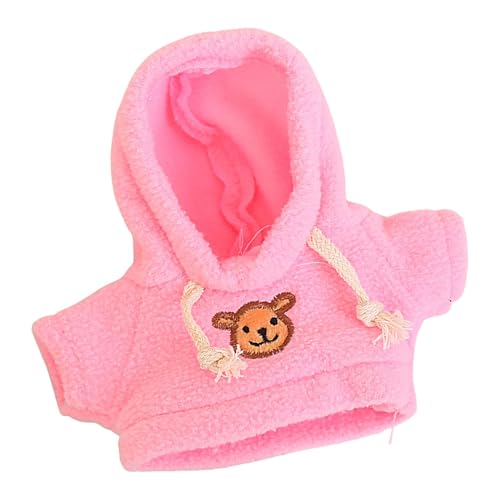 Krmoau Kleidung für Kuscheltiere,Plüschpuppenkleidung - Bär Kapuzenpullover,Kleine Kapuzenpullover zum Sammeln, Capybara-Kuscheltier-Shirt, süßer Stoffpuppenpullover für 7,87 bis 9,84 Zoll große von Krmoau