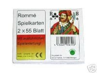 Krüger & Gregoriades 552210 - Rommékarten, 2 x 55 Blatt Krüger & Gregoriades 552210 - Rommékarten, 2 x 55 Blatt von Krüger & Gregoriades