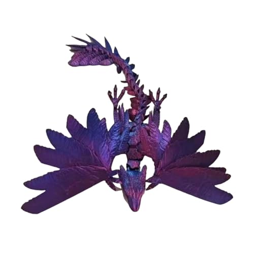 Krujecnt 3D-Gedruckter Drache mit Ei,3D-gedrucktes Drachenei - Kreativer beweglicher Drache und Drachenei | 3D-gedrucktes Desktop-Spielzeug, einzigartige Wohndekoration für Kinder und Erwachsene, von Krujecnt