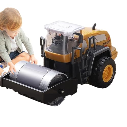 Krujecnt BAU Spielzeug, Road Roller Auto Spielzeug, Modell Road Roller Dekoration Spielzeug, Hochdetaillierte Baufahrzeuge Engineering Road Truck Spielzeug Für Kinder Im Alter Von 5+ von Krujecnt