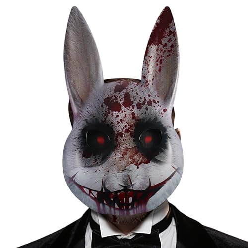 Krujecnt Halloween- -Maske, Halloween-Gruselmaske, Verkleidungsrequisiten für Theater, Aufführung, Bühnenshow, Festival, Feier, Party, Familientreffen, Urlaub, Cosplay Krujecnt Halloween- -Maske, Halloween-Gruselmaske, Verkleidungsrequisiten für Theater, Aufführung, Bühnenshow, Festival, Feier, Party, Familientreffen, Urlaub, Cosplay von Krujecnt