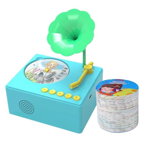 Krujecnt -Grammophon-Musikspielzeug, -Grammophon-Spielzeug, Spielzeug-Musikplayer für Kleinkinder, Tragbarer Kinder-Phonograph Story Music Player für Kinder, und Mädchen von Krujecnt