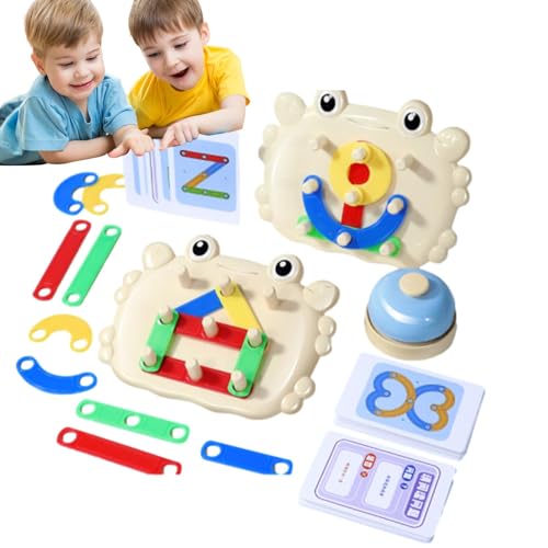 Krujecnt Matching-Spiel für Kinder, Matching Shape Stacker | Lustige Sortierspielzeuge aus zusammenpassenden Blöcken - Innovatives Spielzeug für die frühe Entwicklung, Lernspielzeug für Kinder im von Krujecnt