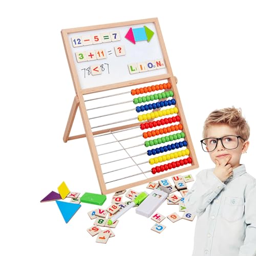 Krujecnt Mathe-Zähler für Kinder,Zähler für Kinder-Mathe,Mehrzweck-Mathe-Zählspielzeug Abacus Mathe-Spielzeug - Lustige pädagogische Mathe-Spiele, Früherziehungsspielzeug für den Heimkindergarten von Krujecnt