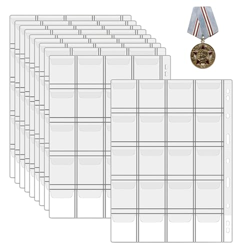 Krujecnt Münzbücher für Sammler - Münzsammelalbum - Transparentes Münzsammelbuch, Währungssammelbuch für tragbares Neujahrsgeschenk Krujecnt Münzbücher für Sammler - Münzsammelalbum - Transparentes Münzsammelbuch, Währungssammelbuch für tragbares Neujahrsgeschenk von Krujecnt