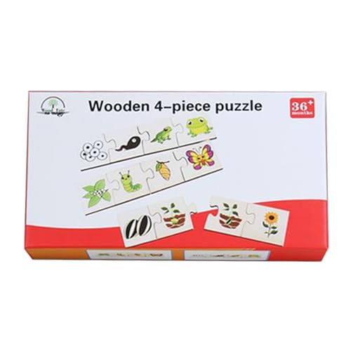 Krujecnt Puzzle für Kleinkinder, Kleinkind-Puzzles - Kategorie-Matching-Rätsel - STEM Kognitives Lernspielzeug, Feinmotorik, Puzzles, Frühpädagogisches Spielzeug für und Mädchen von Krujecnt