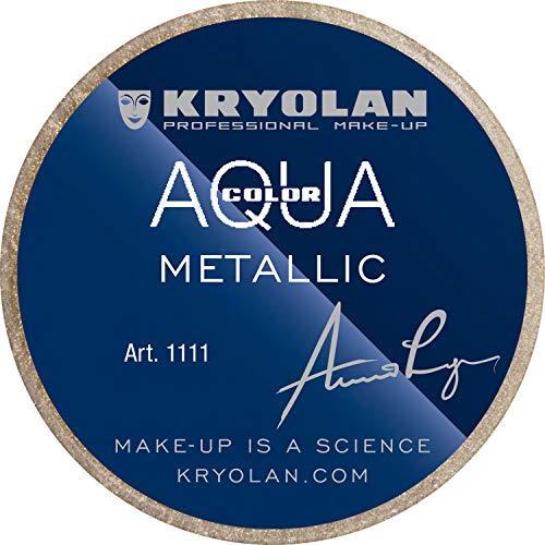 Kryolan Aquacolor Makeup 8 ml Metall Gold von Kryolan