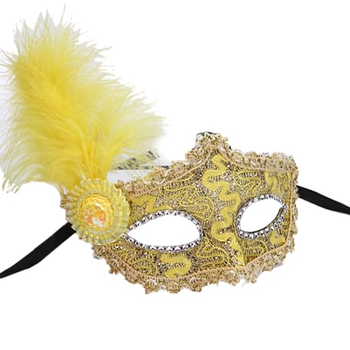 Ksikdeg Halbgesichts-Spitze für Maskerade, Abschlussball, Halloween, Party, Cosplay, Foto von Ksikdeg