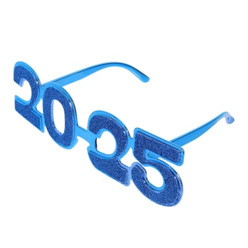 Ksikdeg Neujahrsbrille, ausgefallene Neujahrsparty-Brille, lustige Sonnenbrille, Brillen-Dekorationen für Neujahrsparty, mehrfarbig von Ksikdeg