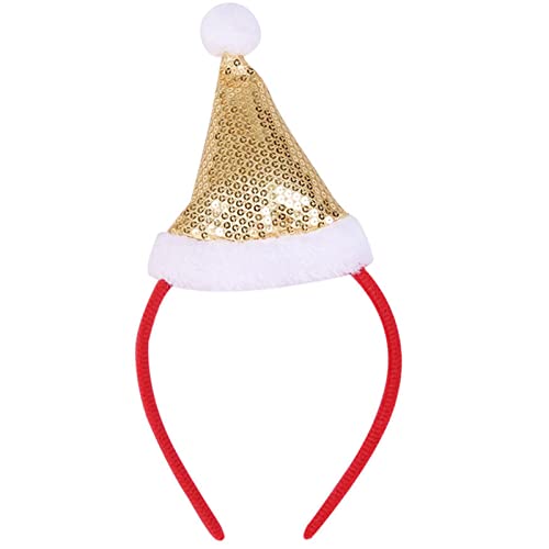 Ksikdeg Weihnachts-Haarband, schönes Weihnachtsmann-Stirnband, Cosplay-Kostüm, Haarreifen für Damen und Mädchen, Festival-Haarschmuck von Ksikdeg