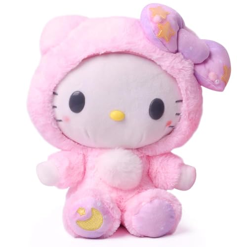 Kitty Plüschtier Spielzeug, Kuscheltier für Kinder Cartoon Plüschtier Anime Plush Flauschiges Plüschtier für Kinder Puppe Plüsch Geburtstag Weihnachten Geschenk (KT) von Ksopsdey