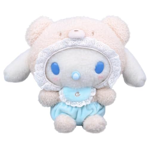 Ksopsdey Cinnamoroll Plush Kuscheltier, Plüsch Kuscheltier Puppe Blau Stofftier Plüschtier für Kinder,Blau Süße Plüschpuppen,Flauschiges Kinderspielzeug Geschenk Kinder Urlaub Geschenke von Ksopsdey