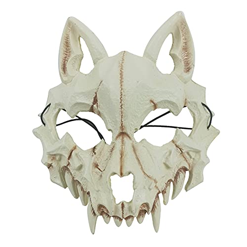 Ksopsdey Halloween Props Decorations Maske，Chinless and Skeleton/Skull Design for Carnivals, Kostümpartys, Karneval,Halloween, Karneval von Ksopsdey