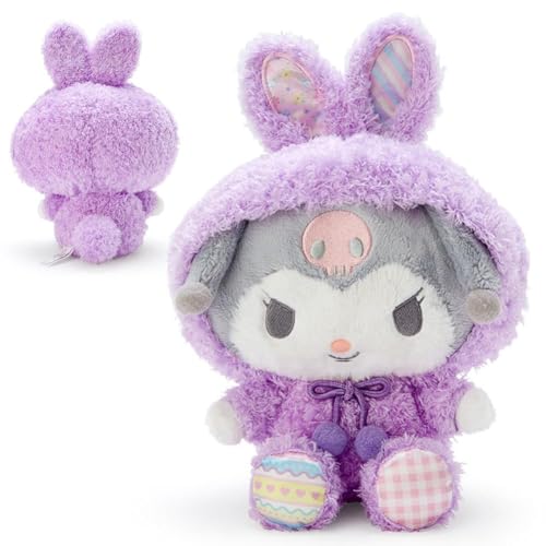 Ksopsdey Rabbit Kawaii Plüschtier Spielzeug,Kawaii Rabbit Kuscheltier Cartoon Plüschtier Anime Plush Flauschiges Plüschtier für Kinder Puppe Plüsch Geburtstag Weihnachten Geschenk (Purple) von Ksopsdey