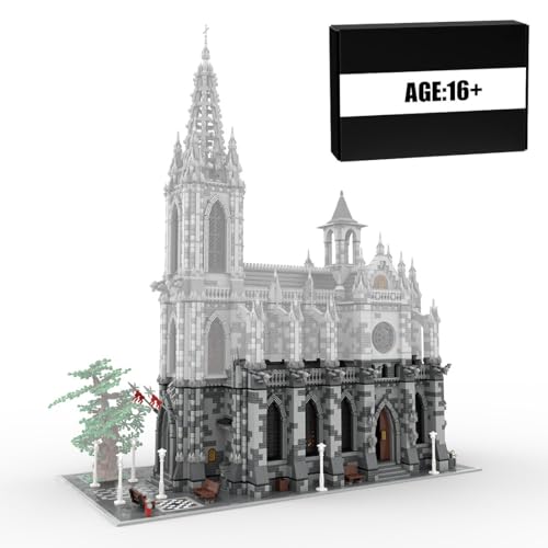 Ktyio Mittelalterlicher Baukasten, MOC-29962 Gotische Kathedrale Modul A Montage Spielzeug Bauklötze Set, Sammler Architektur Modell Spielzeug Geschenk für Kinder Erwachsene(12452Stück) von Ktyio