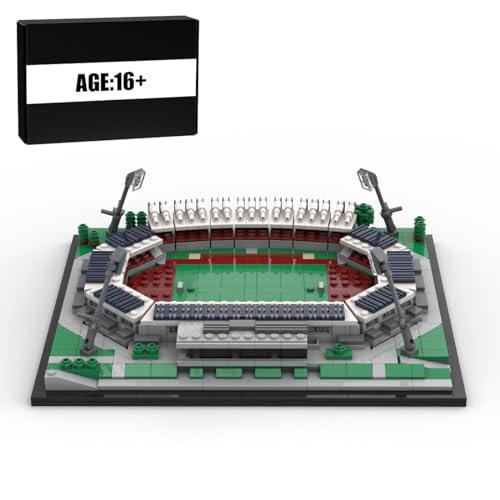 Ktyio Modularer Baukasten, MOC-156618 Deutschland Steiger Waldstadion Architektur DIY Montage Spielzeug Bauklotz Set, Kreatives Konstruktionsspielzeug Geschenk Set - 942Stück von Ktyio