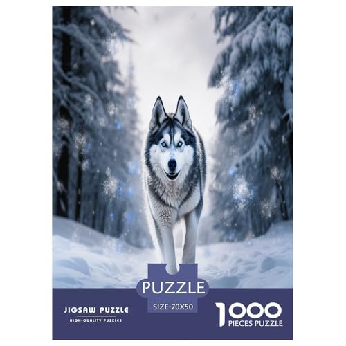 Husky Puzzle 1000 Teile Schwer Puzzle Spielzeug Pädagogisches Spiel Impossible Herausforderung Spielzeug Für Erwachsene Und Kinder in Bewährter 70x50cm/1000pcs Husky Puzzle 1000 Teile Schwer Puzzle Spielzeug Pädagogisches Spiel Impossible Herausforderung Spielzeug Für Erwachsene Und Kinder in Bewährter 70x50cm/1000pcs von KuangGeKG