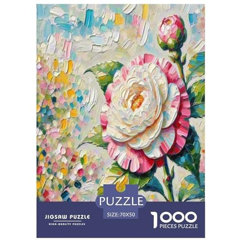 Kamellien Puzzle 1000 Teile Schwer Puzzle Spielzeug Lernspiel Impossible Herausforderungsspielzeug Für Erwachsene Und Kinder in Bewährter 70x50cm/1000pcs Kamellien Puzzle 1000 Teile Schwer Puzzle Spielzeug Lernspiel Impossible Herausforderungsspielzeug Für Erwachsene Und Kinder in Bewährter 70x50cm/1000pcs von KuangGeKG