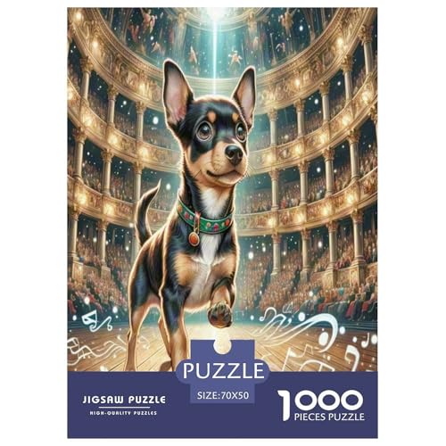 Miniatur Pinscher Puzzles 1000 Teile Schwer Puzzle Spielzeug Lernspiel Impossible Herausforderungsspielzeug Für Erwachsene Und Kinder Ab 12 Jahren 70x50cm/1000pcs Miniatur Pinscher Puzzles 1000 Teile Schwer Puzzle Spielzeug Lernspiel Impossible Herausforderungsspielzeug Für Erwachsene Und Kinder Ab 12 Jahren 70x50cm/1000pcs von KuangGeKG