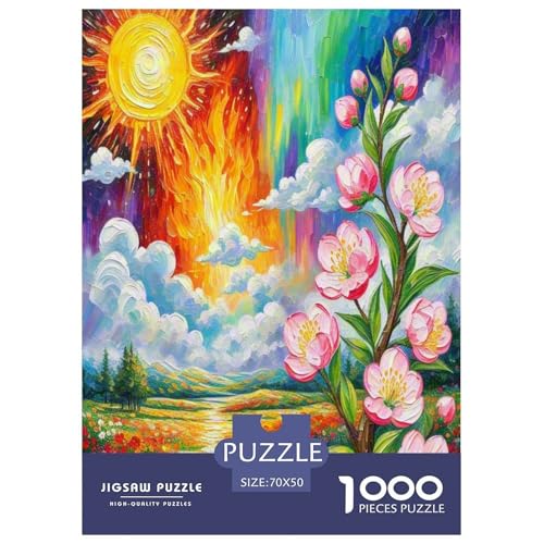 Pfirsichblüte Puzzle 1000 Teile Schwer Puzzle Spielzeug Pädagogisches Spiel Impossible Herausforderungsspielzeug Für Erwachsene Und Kinder Ab 14 Jahren 70x50cm/1000pcs Pfirsichblüte Puzzle 1000 Teile Schwer Puzzle Spielzeug Pädagogisches Spiel Impossible Herausforderungsspielzeug Für Erwachsene Und Kinder Ab 14 Jahren 70x50cm/1000pcs von KuangGeKG