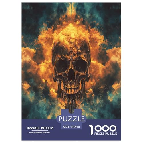 Schädel Puzzle 1000 Teile Schwer Puzzle Spielzeug Lernspiel Impossible Herausforderungsspielzeug Für Erwachsene Und Kinder Ab 12 Jahren 70x50cm/1000pcs Schädel Puzzle 1000 Teile Schwer Puzzle Spielzeug Lernspiel Impossible Herausforderungsspielzeug Für Erwachsene Und Kinder Ab 12 Jahren 70x50cm/1000pcs von KuangGeKG