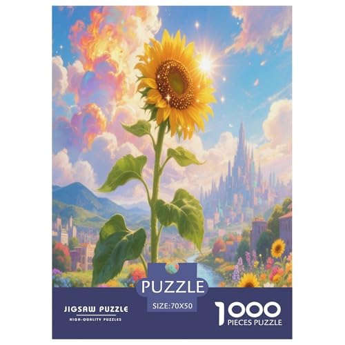 Sonnenblumen Puzzle 1000 Teile Schwer Puzzle Spielzeug Pädagogisches Spiel Impossible Herausforderung Spielzeug Für Erwachsene Und Kinder in Bewährter 70x50cm/1000pcs Sonnenblumen Puzzle 1000 Teile Schwer Puzzle Spielzeug Pädagogisches Spiel Impossible Herausforderung Spielzeug Für Erwachsene Und Kinder in Bewährter 70x50cm/1000pcs von KuangGeKG