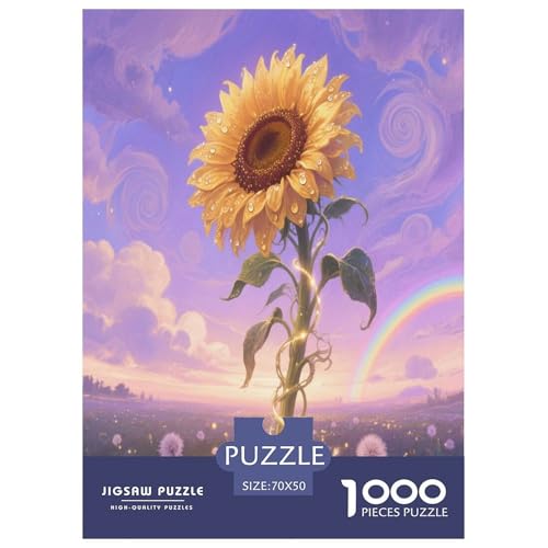 Sonnenblumen Puzzles 1000 Teile Schwer Puzzle Spielzeug Lernspiel Impossible Herausforderung Spielzeug Für Erwachsene Und Kinder in Bewährter 70x50cm/1000pcs Sonnenblumen Puzzles 1000 Teile Schwer Puzzle Spielzeug Lernspiel Impossible Herausforderung Spielzeug Für Erwachsene Und Kinder in Bewährter 70x50cm/1000pcs von KuangGeKG