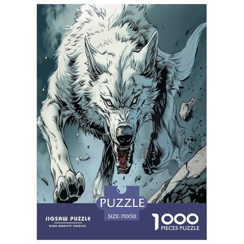 Wolf Puzzles 1000 Teile Schwer Puzzle Spielzeug Lernspiel Impossible Herausforderungsspielzeug Für Erwachsene Und Kinder Ab 12 Jahren 70x50cm/1000pcs Wolf Puzzles 1000 Teile Schwer Puzzle Spielzeug Lernspiel Impossible Herausforderungsspielzeug Für Erwachsene Und Kinder Ab 12 Jahren 70x50cm/1000pcs von KuangGeKG
