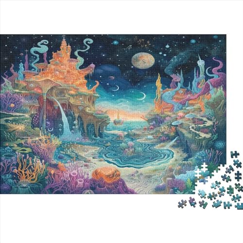 Wunderland Puzzle 1000 Teile Puzzle Für Erwachsene Und Kinder Ab 14 Jahren,Puzzlespiel Erwachsenen Puzzlespiel Puzzel 1000pcs (75x50cm) von KuangGeKG