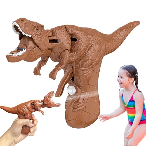 Kuehssn Dino Wasserpistole, Wasserpistole Spielzeug Für Kinder Und Erwachsene, Dinosaurier Spritzpistole Mit Schwingbarem Kopf, Pool-Spritzspielzeug, Einzigartiges Dinosaurier-Strandspielzeug Für von Kuehssn