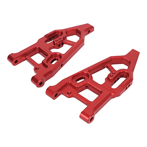 Kufoo Untere Brücke vorne aus Aluminiumlegierung RC leicht und robust unter der Schwinge 2 Stück 1/8 RC (Rot) von Kufoo