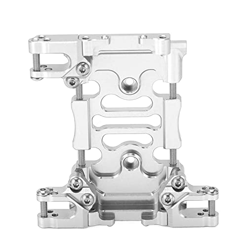 Kufoo Zentrale Basis des RC-Zahnradgetriebes, Montageplatte für RC-Schalthebel aus Aluminiumlegierung, für das Upgrade. (Silber) von Kufoo