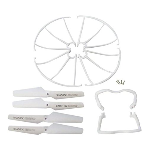 Kufughty Landing Skid Blade Propeller Propeller Protektoren -Set Für X5 X5C X5C1 Farbe: Weiß von Kufughty