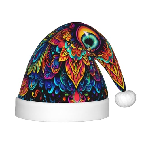 Kuilepa Weihnachtsmütze mit lebendigen psychedelischen Augen, Weihnachtsmütze für Kinder, bequeme Unisex-Weihnachtsmützen für Weihnachten, Neujahr, Feiertage, Zubehör für Kuilepa Weihnachtsmütze mit lebendigen psychedelischen Augen, Weihnachtsmütze für Kinder, bequeme Unisex-Weihnachtsmützen für Weihnachten, Neujahr, Feiertage, Zubehör für von Kuilepa