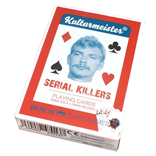 Kulturmeister Serial Killers - Pokerblatt mit 3 Joker von Kulturmeister