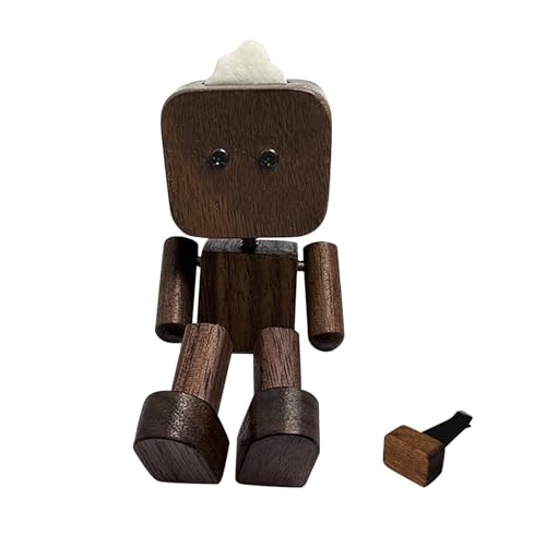 Kuntesetty Armaturenbrett Dekoration Wackelfigur Holzpuppe Schreibtisch Ornament Fahrzeug Zubehör Als Stabile Holzfigur mit Wackelbeinen für Auto LKW Und Heimde, Dunkelbraun Kuntesetty Armaturenbrett Dekoration Wackelfigur Holzpuppe Schreibtisch Ornament Fahrzeug Zubehör Als Stabile Holzfigur mit Wackelbeinen für Auto LKW Und Heimde, Dunkelbraun von Kuntesetty