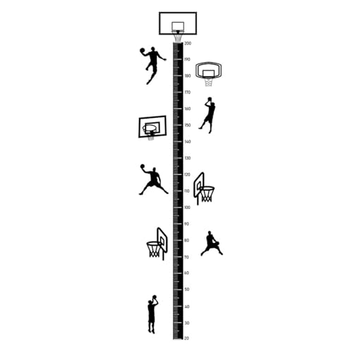 Kuntesetty Wanddekoration mit Höhenmessung, DIY Wandtattoo für Kinderzimmer, A von Kuntesetty