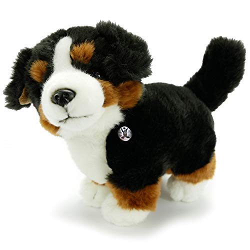 Berner Sennenhund Justus Hund stehend Plüschtier Kuscheltier 25 cm von Kuscheltiere.biz