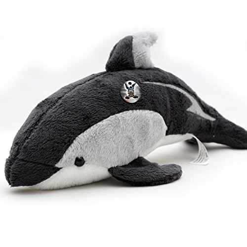 Delfin Kuscheltier Schwarzdelfin Tümmler 24 cm Plüschtier Chiara von Kuscheltiere.biz