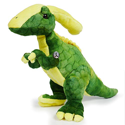 Dinosaurier Parasaurolophus Kuscheltier grün 36 cm Plüschtier TAMAKY - Kuscheltiere*biz von Kuscheltiere.biz