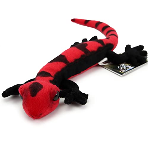 Feuersalamander Premium Lurch schwarz rot Plüschtier Kuscheltier Dekotier Rango - Kuscheltiere*biz von Kuscheltiere.biz