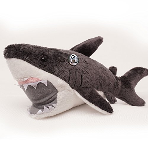 Hai Kuscheltier Fisch Shark dunkelgrau 26 cm Plüschtier Plüschhai Moria - Kuscheltiere*biz von Kuscheltiere.biz