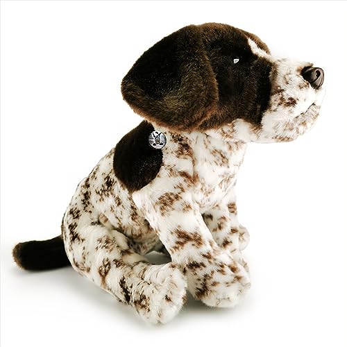 Pointer Jagdhund Kuscheltier Hund sitzend Plüschtier Wanda Pointer Jagdhund Kuscheltier Hund sitzend Plüschtier Wanda von Kuscheltiere.biz
