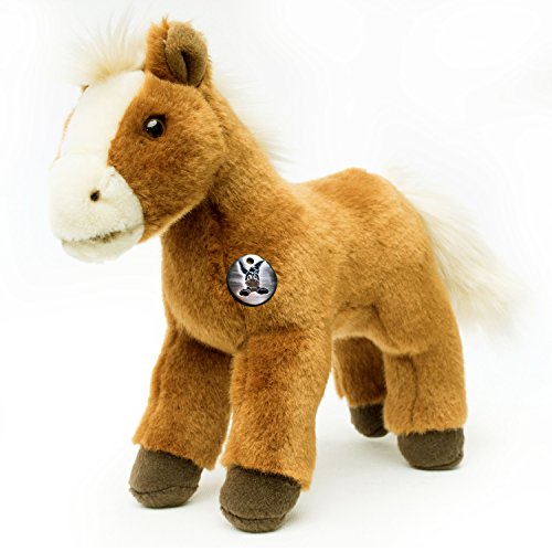 Pony BRANDUR Isländer Shetty Haflinger Pferd Hellbraun Kuscheltier 30 cm von Kuscheltiere.biz