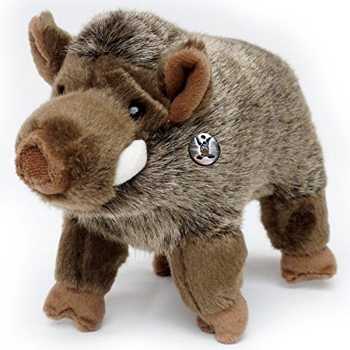 Wildschwein Kuscheltier Schwarzwild Bache Keiler 26 cm Plüschtier Woody - Kuscheltiere*biz von Kuscheltiere.biz