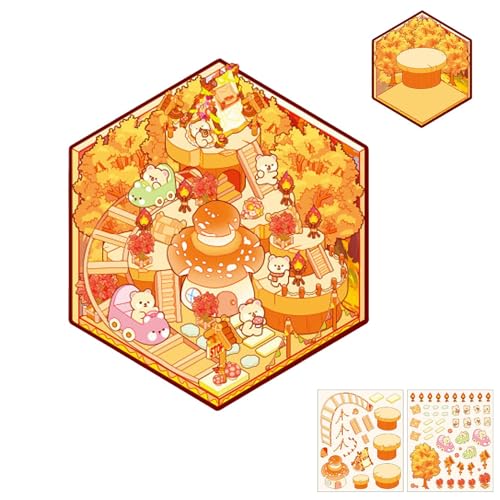 Kustimantu 3D-Miniatur-Szenen-Aufkleber, Hausaufkleber, lustige 3D-Szenen-Aufkleber für das Haus, kreative Buchdekoration, Tagebuchwerkzeuge Kustimantu 3D-Miniatur-Szenen-Aufkleber, Hausaufkleber, lustige 3D-Szenen-Aufkleber für das Haus, kreative Buchdekoration, Tagebuchwerkzeuge von Kustimantu