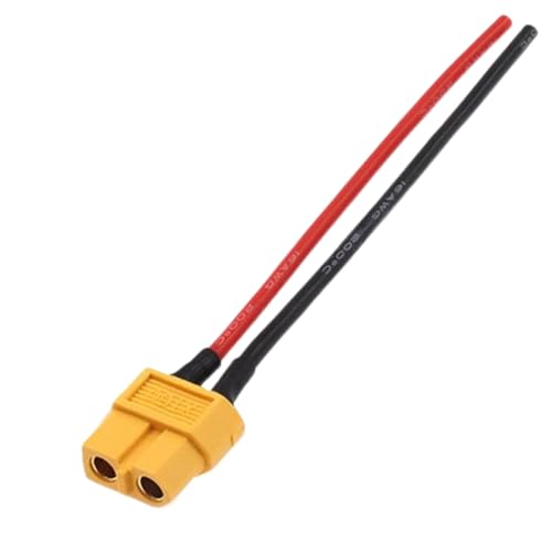 Kustimantu Anschluss für RC-Akku, XT60-Stecker, Kabeladapter, männlich und weiblich, tragbar, Zubehör für RC Drohne, Auto, Kustimantu Anschluss für RC-Akku, XT60-Stecker, Kabeladapter, männlich und weiblich, tragbar, Zubehör für RC Drohne, Auto, von Kustimantu